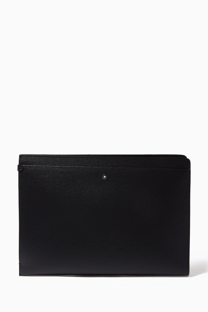 

Portfolio in Leather, Black