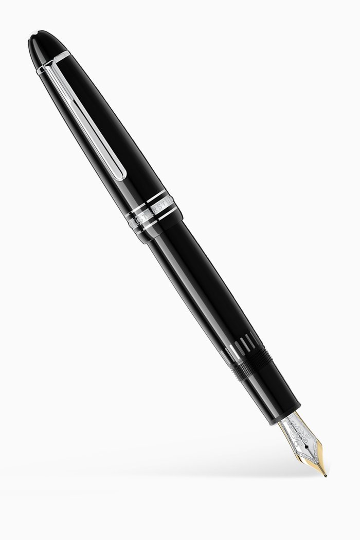 

Meisterstück Platinum-Coated LeGrand Fountain Pen - Medium Nib, Black