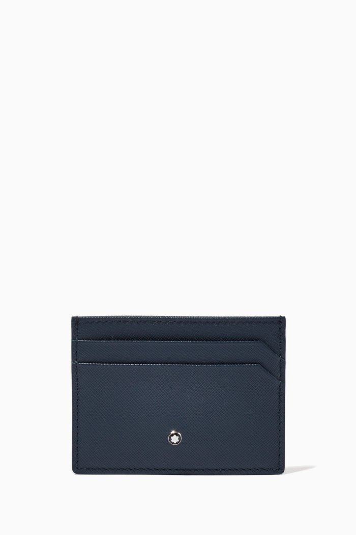 

Montblanc Sartorial Pocket 5cc in Saffiano Leather, Blue