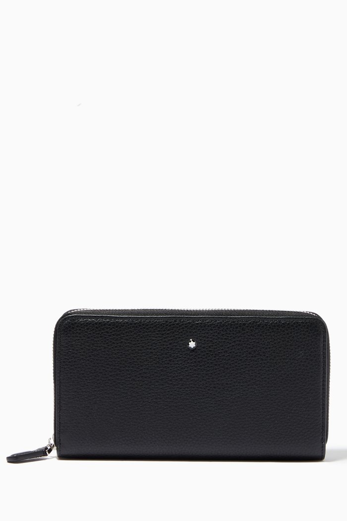 Meisterstück Soft Grain Wallet 12cc in Leather, Black