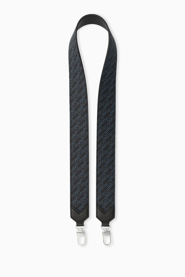 

Montblanc M_Gram 4810 Shoulder Strap in Coated Canvas, Blue