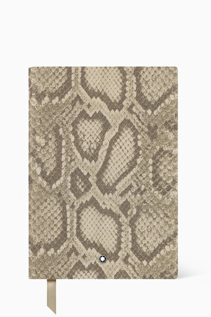 

Lined Notebook #146 in Python Print, Grey