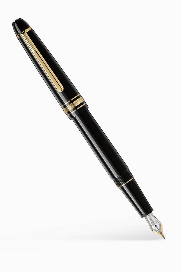 

Meisterstück Gold-Coated Classique Fountain Pen - Medium Nib, Black