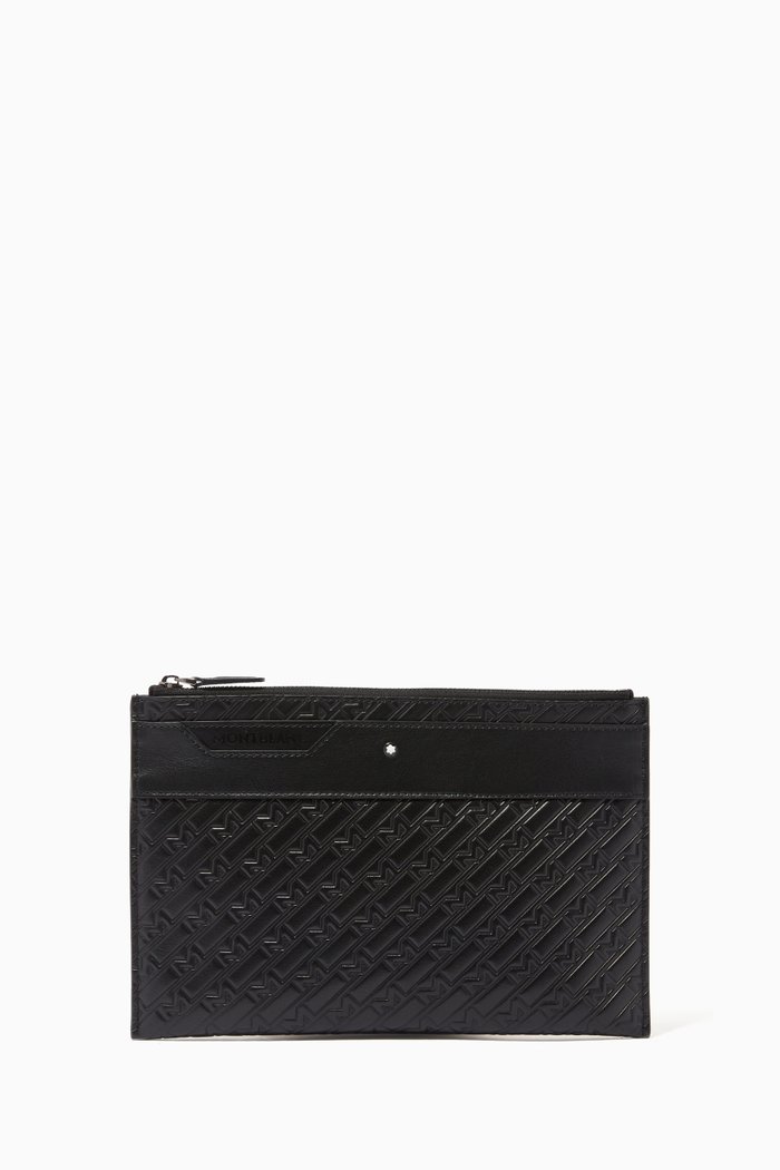 

Montblanc M_Gram 4810 Medium Pouch in Leather, Black