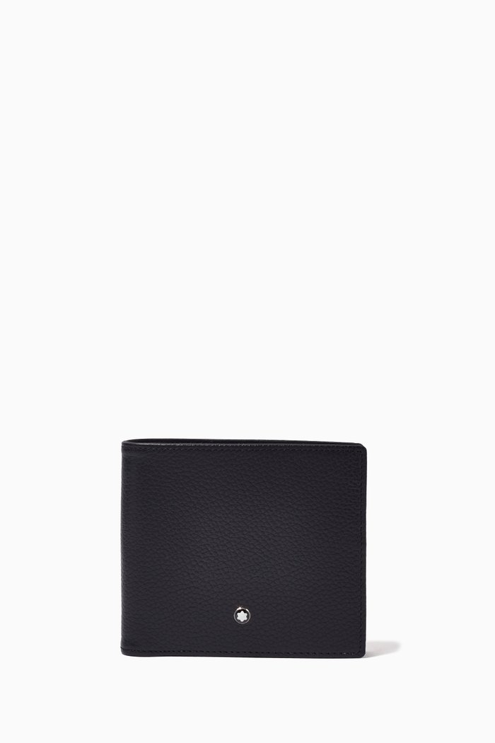 

Meisterstück Soft Grain Wallet 8cc in Leather, Black