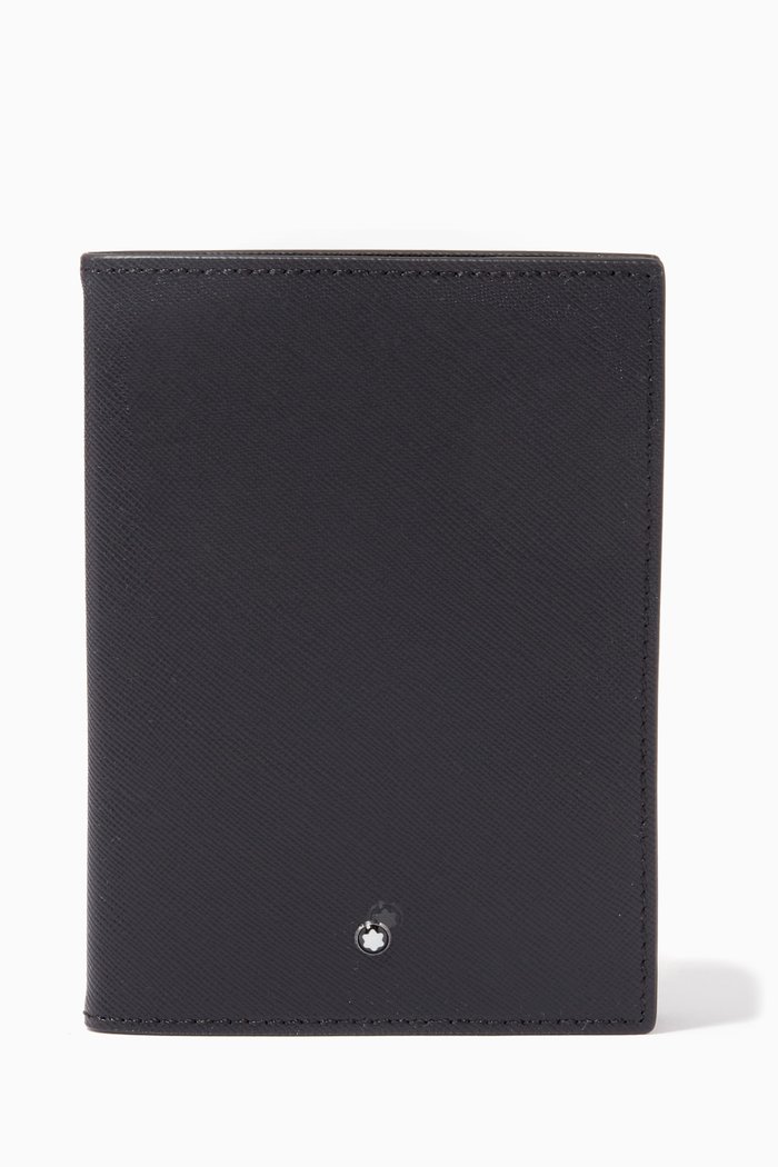 Montblanc Sartorial Passport Holder in Saffiano Leather, Black