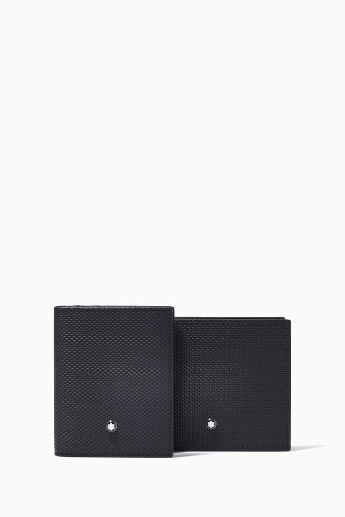 

Wallet & Business Card Holder Gift Set, Black