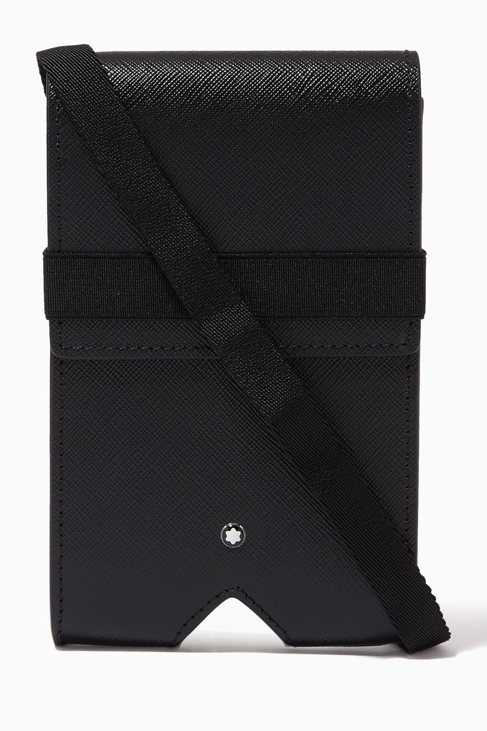 Montblanc Sartorial Mini Envelope in Saffiano Leather, Black