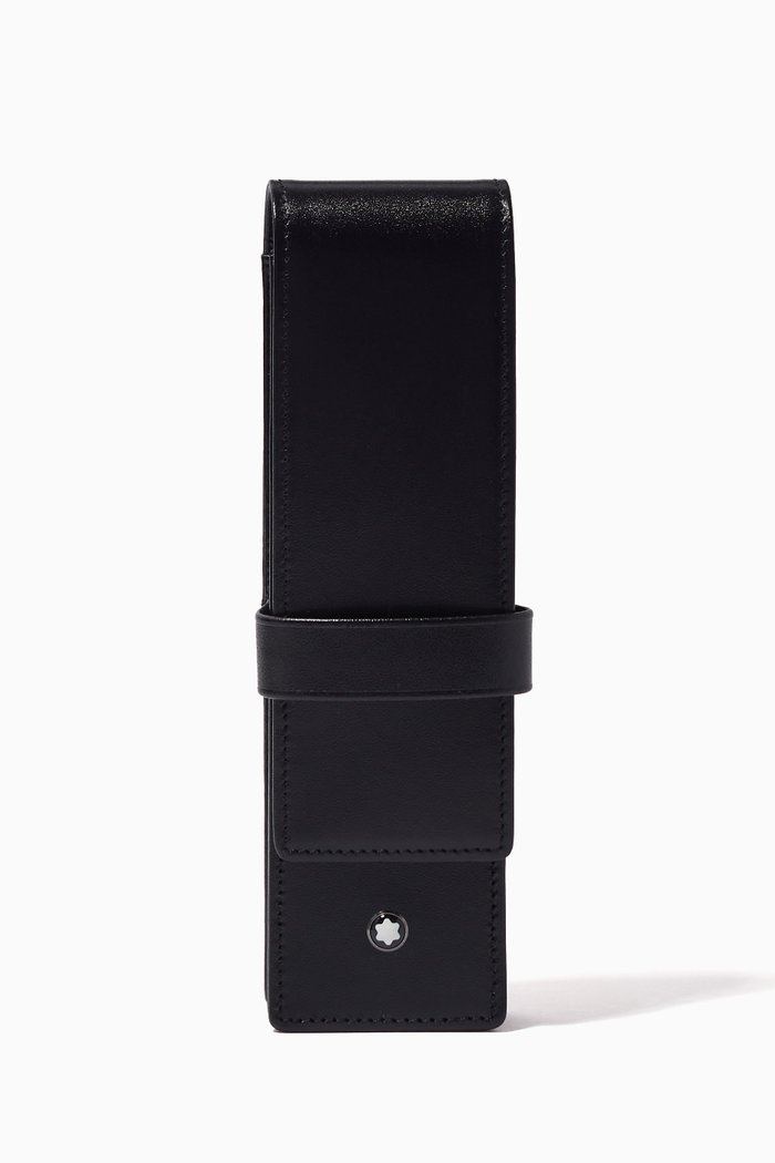 

Meisterstück 2 Pen Pouch in Leather, Black