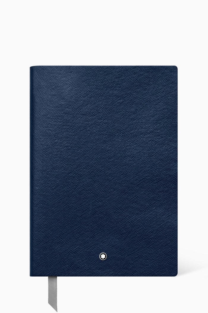 

Lined Notebook #146 in Leather, Blue