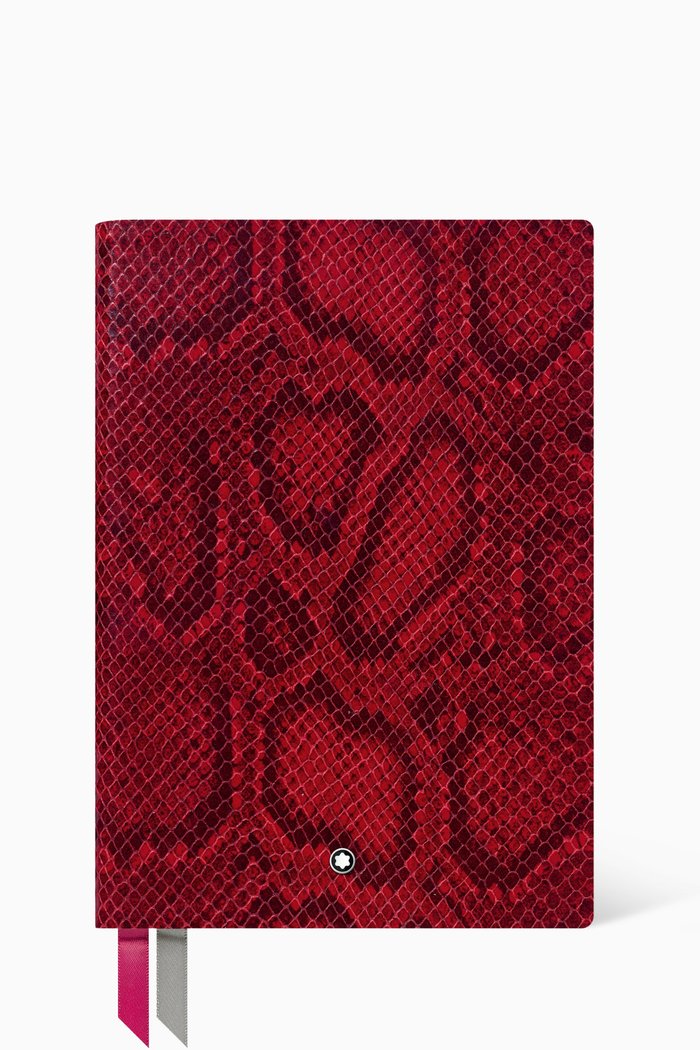 

Lined Notebook #146 in Python Print, Red