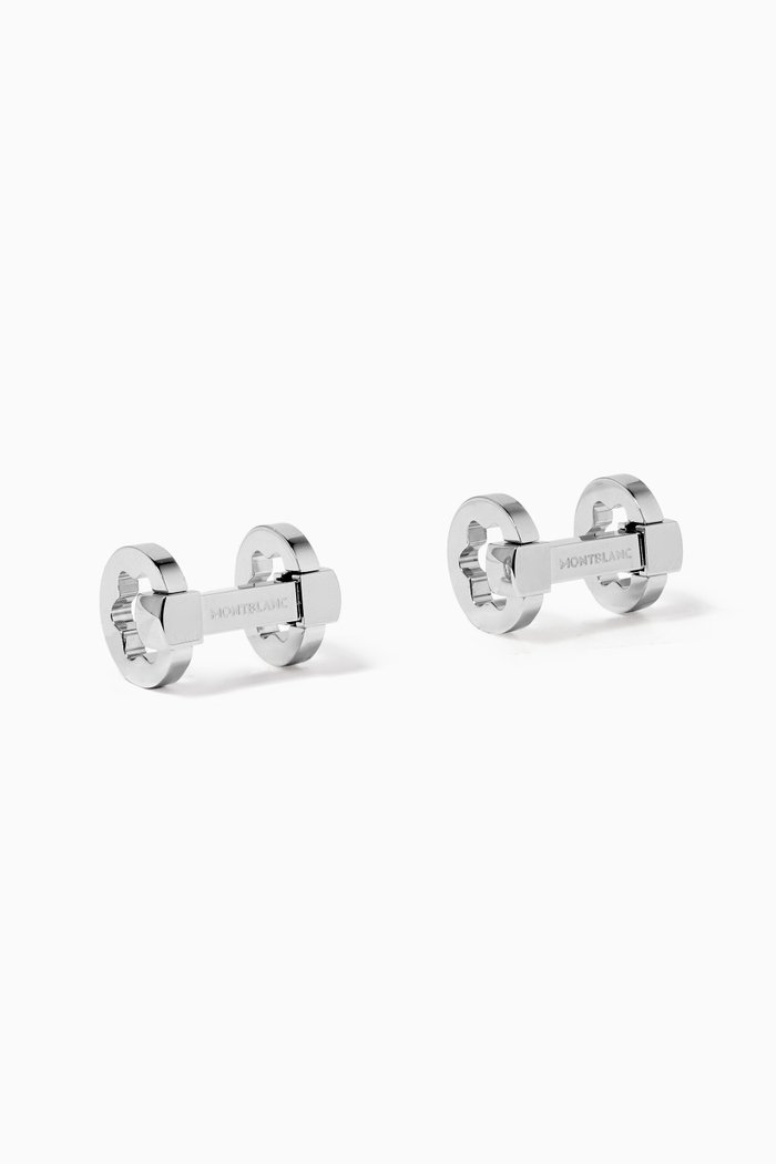 

Heritage Cufflinks in Stainless Steel, Silver