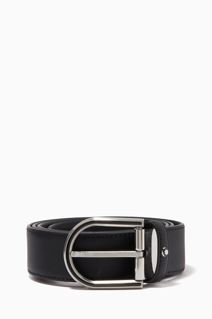 

Belt in Sfumato Leather, 35mm, Black