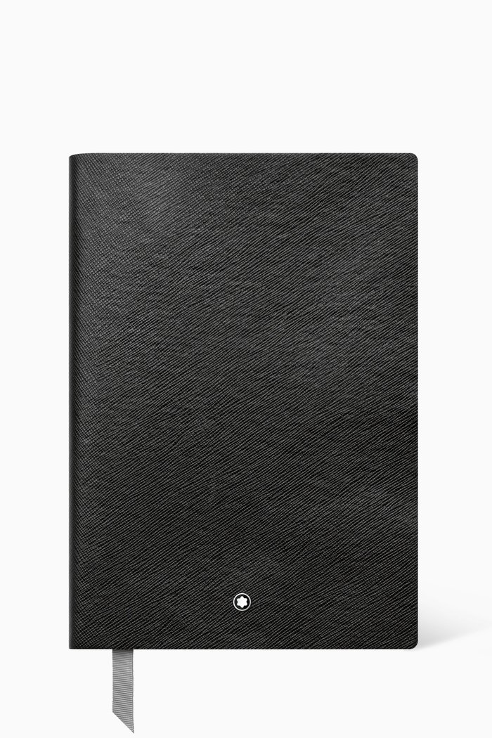 

Lined Notebook #146 in Leather, Black