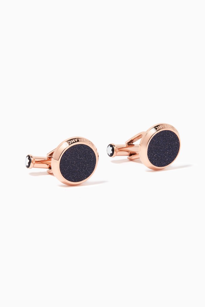 

Meisterstück Cufflinks in Stainless Steel, Rose gold