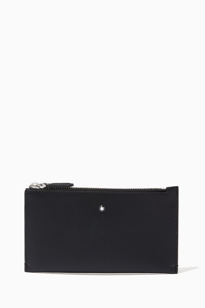 

Montblanc Sartorial Mini Pouch in Saffiano Leather, Black