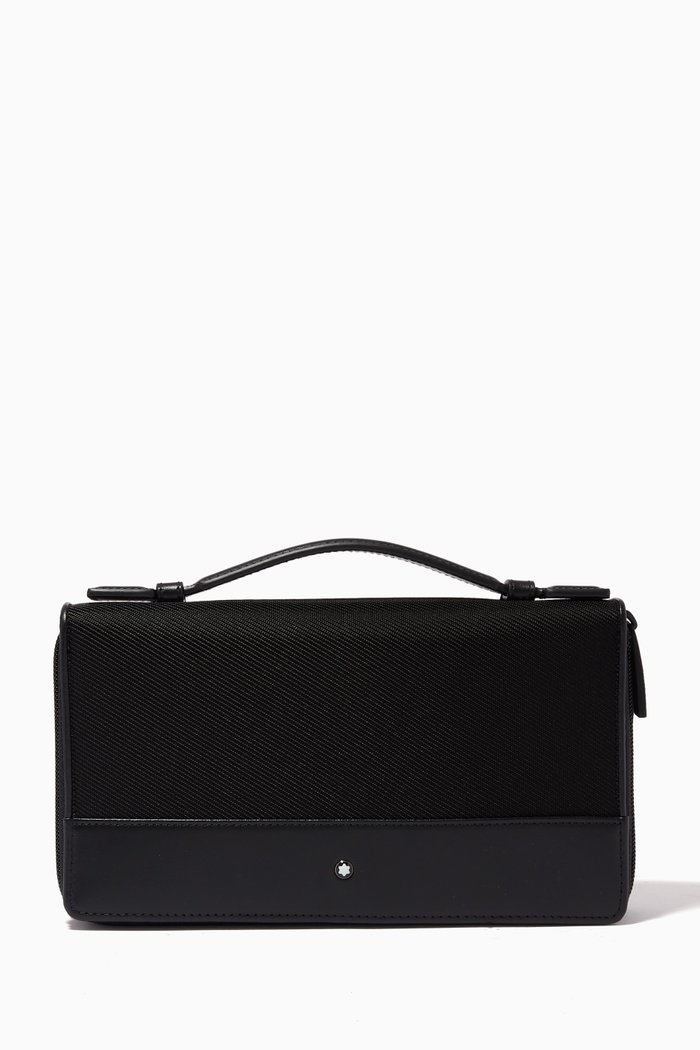 

My Montblanc Nightflight Travel Companion in Nylon & Leather, Black