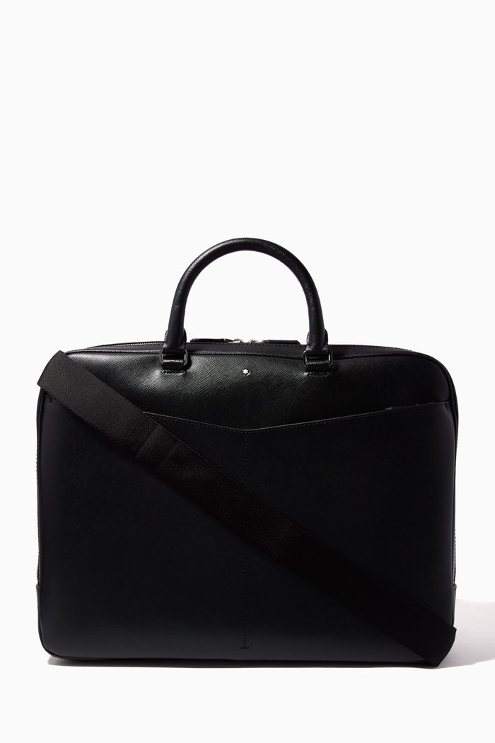

Montblanc Sartorial Large Document Case in Saffiano Leather, Black