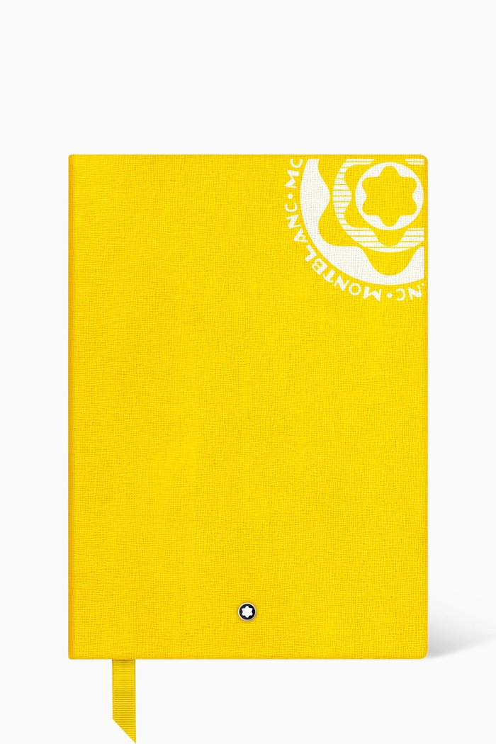 

Lined Montblanc Vintage Logo Notebook #146 in Saffiano Leather, Yellow