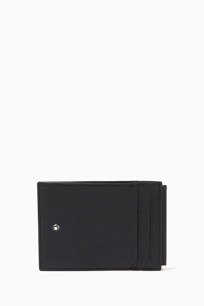

Montblanc Sartorial Card Holder 4cc in Leather, Black
