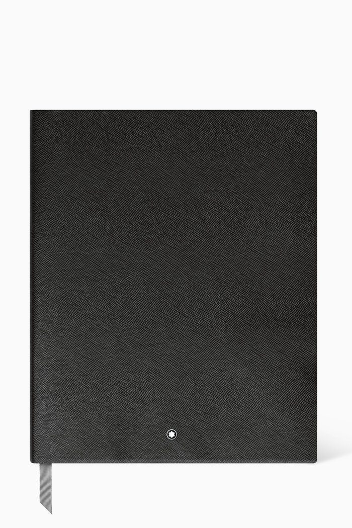Montblanc Fine Stationery Lined Sketch Book #149 in Saffiano Leather, Black