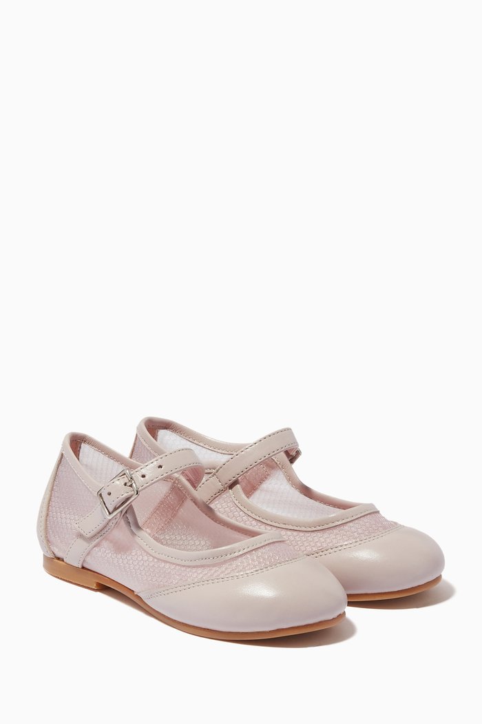 Lily Mary Jane Ballerina Flats, Pink