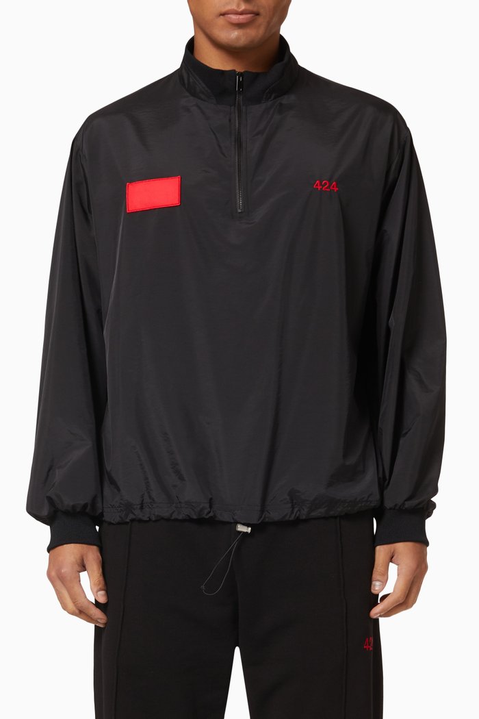 

Lightweight Jacket in Nylon Blend, Black