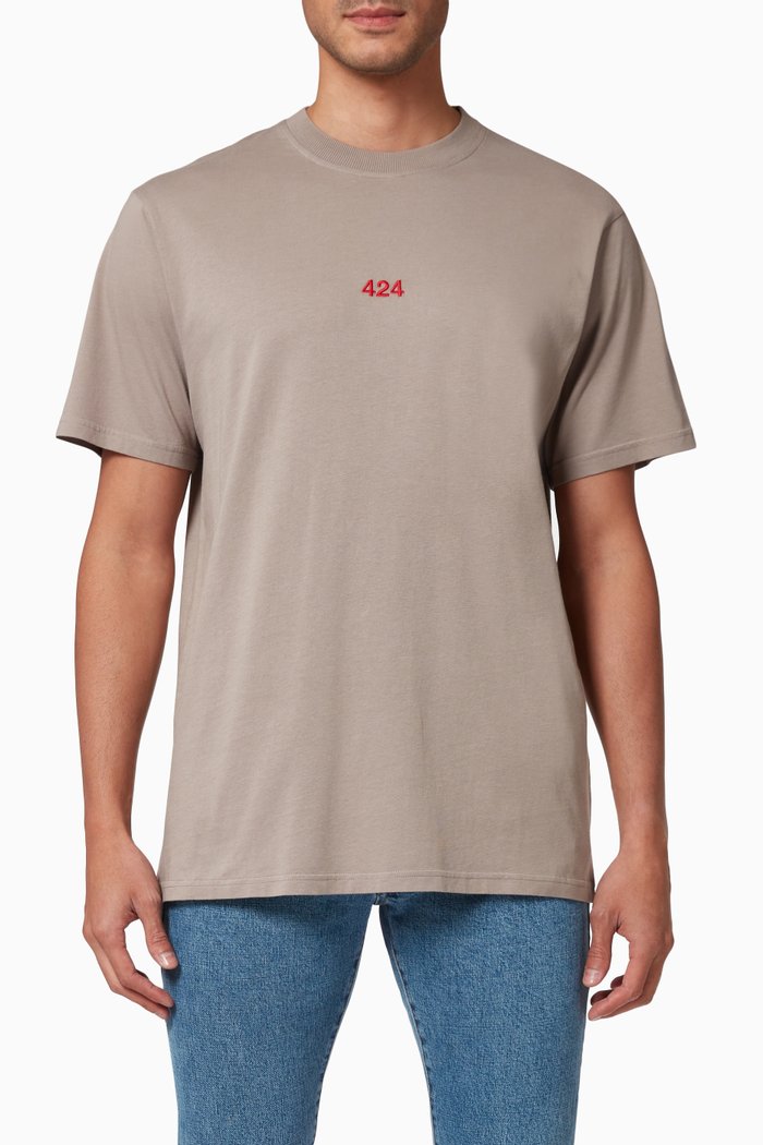 

Logo T shirt in Cotton, Neutral