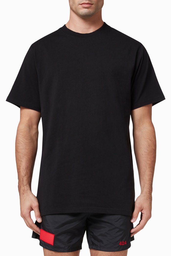 

Logo T-Shirt in Jersey, Black