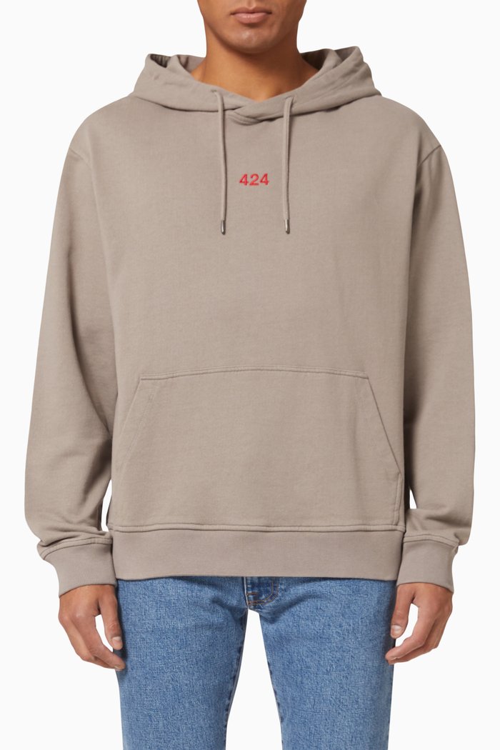 Alias Hoodie in Cotton Terry, Neutral