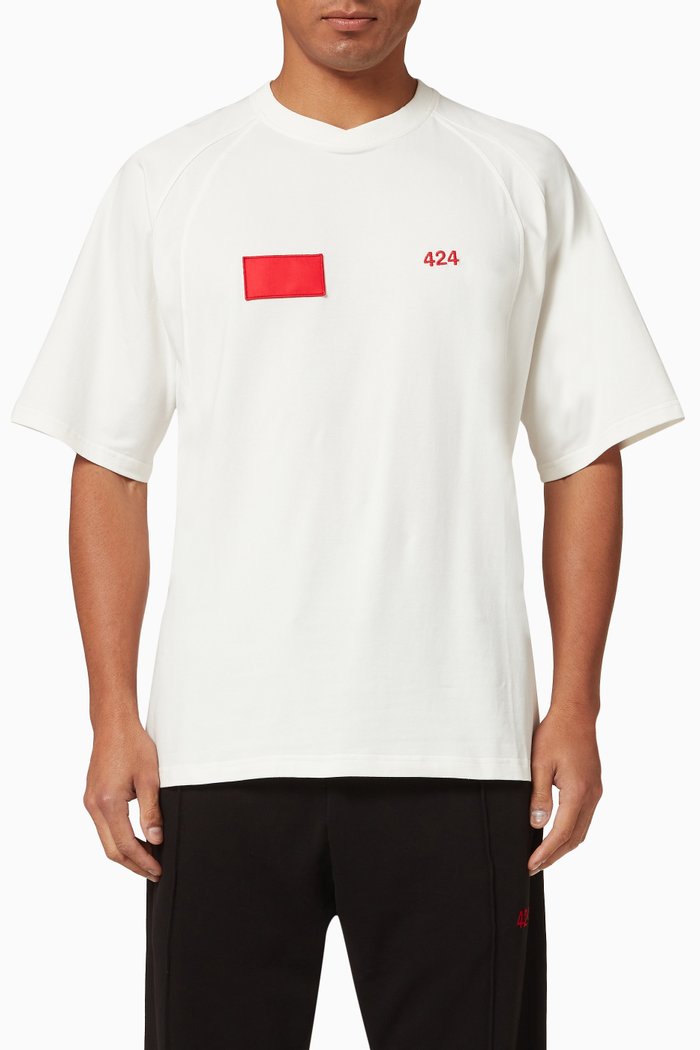 

Logo T shirt in Cotton, White