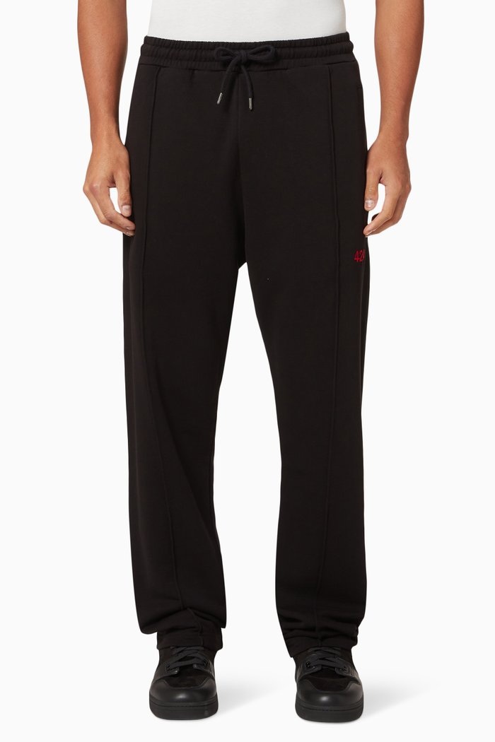 

Sweat Pants in Cotton, Black
