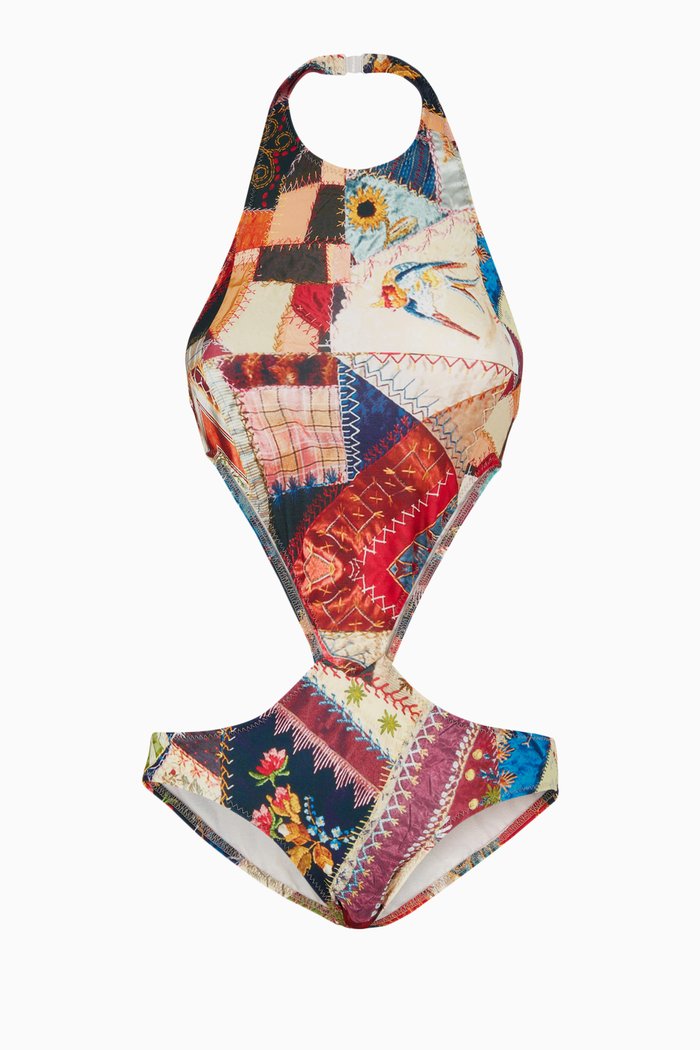 

Chuck One Piece Swimsuit in Poly Lycra, Multicolour