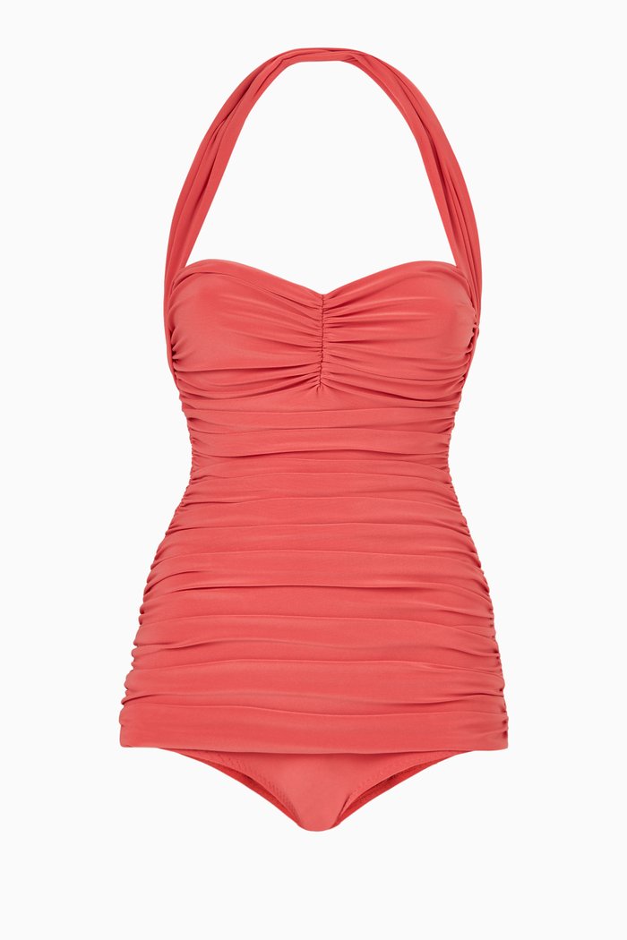 

Bill Mio One Piece Swimsuit in Poly Lycra, Pink