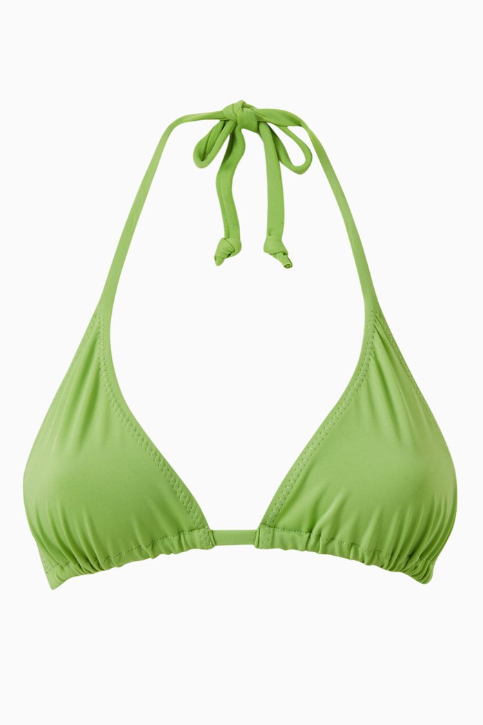 

String Bikini Top, Green