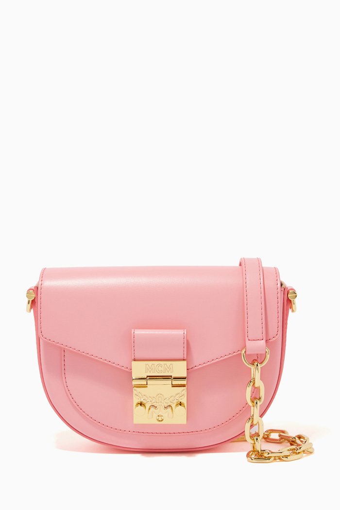 Mini Patricia Crossbody in Spanish Leather, Pink