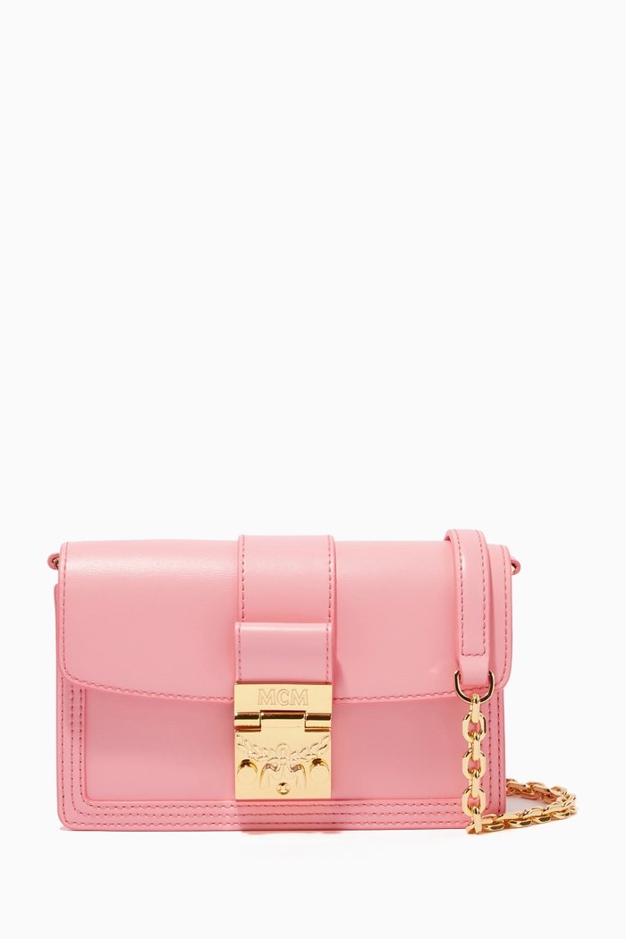 

Mini Gretl Crossbody in Spanish Leather, Pink