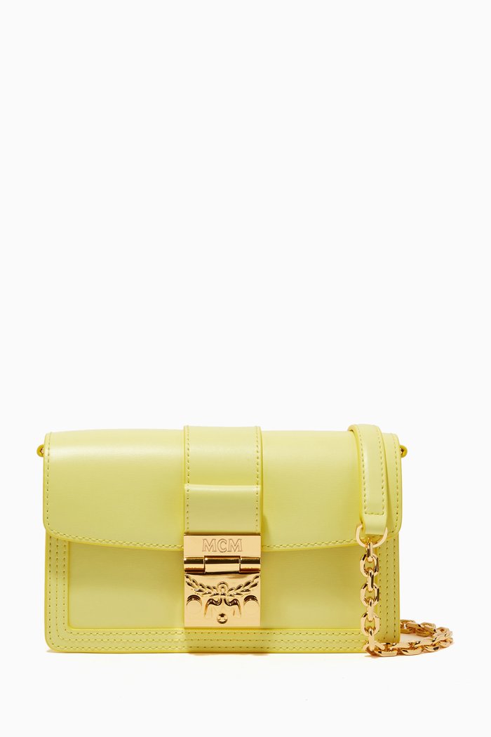 

Mini Gretl Crossbody in Spanish Leather, Yellow
