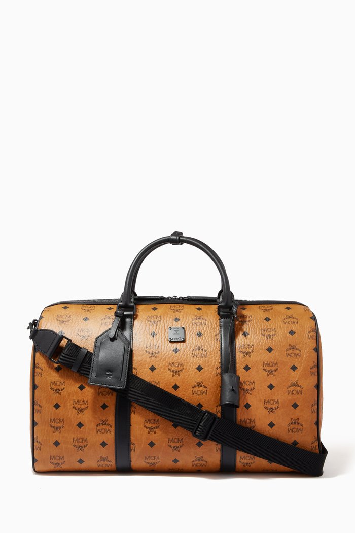 Medium Ottomar Weekender Bag in Visetos, Brown