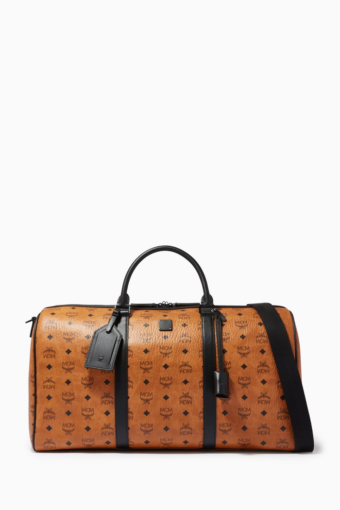 

Large Ottomar Weekender Bag in Visetos, Brown