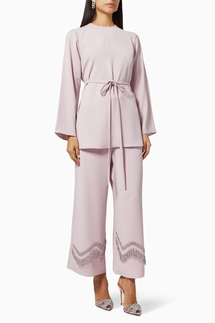 

Crista Top & Pants Set, Purple