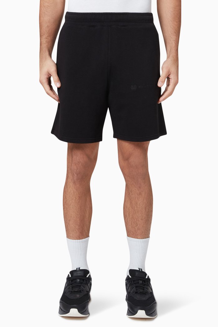 

Academy Crest Core Gym Shorts in Jersey, Black
