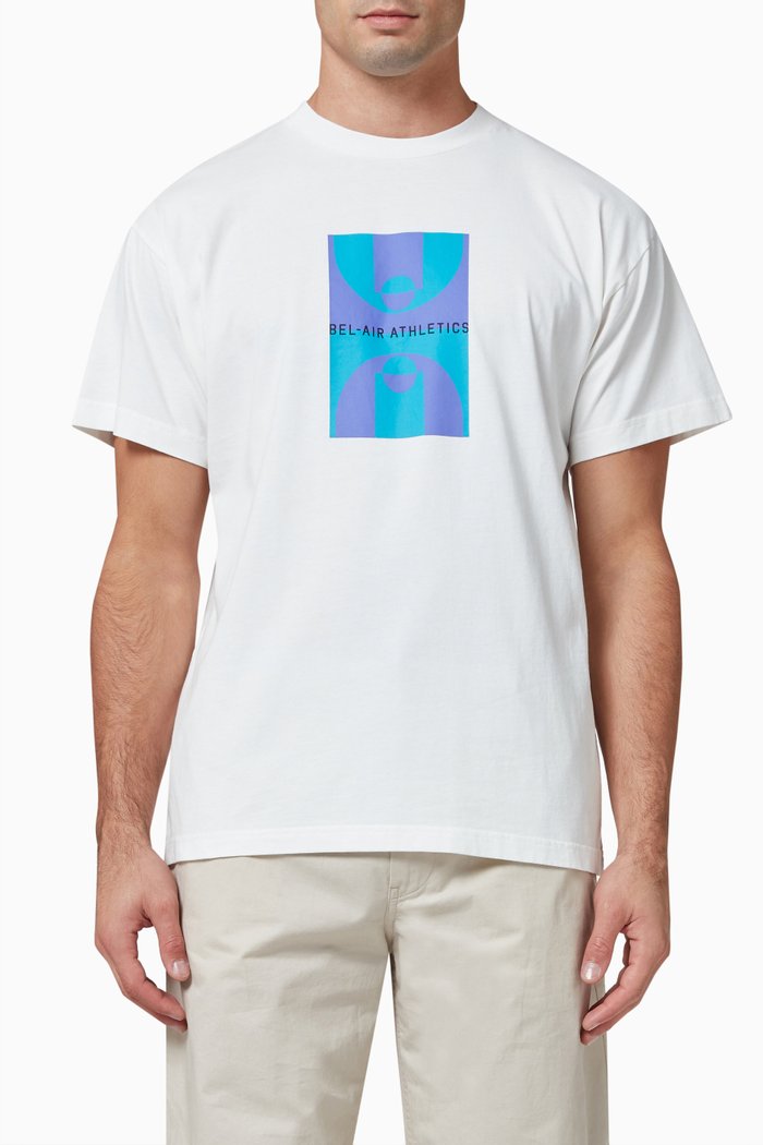 

BAA Court T-shirt in Jersey, White