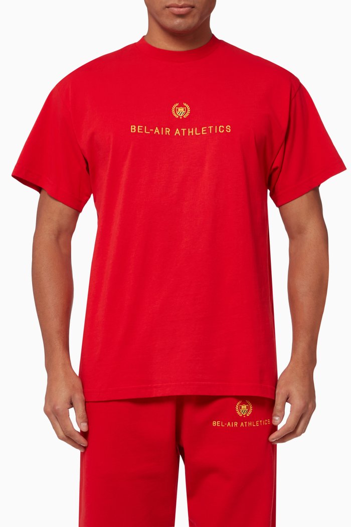 

Academy Crest T-shirt in Jersey, Red