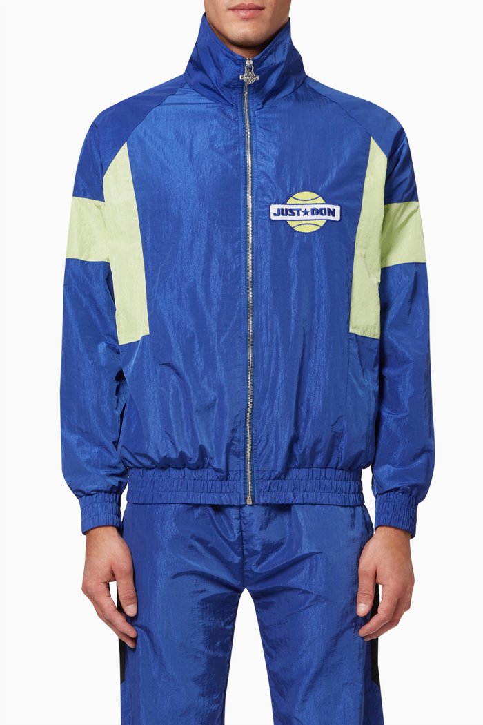 

Tracksuit Jacket in Nylon, Blue