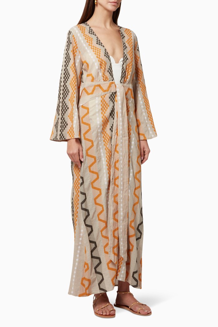 

Zakar Kimono in Cotton, Neutral