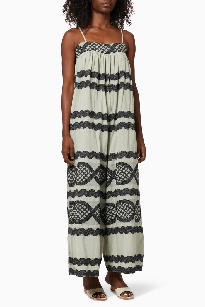 

Zakar Jumpsuit in Cotton, Black