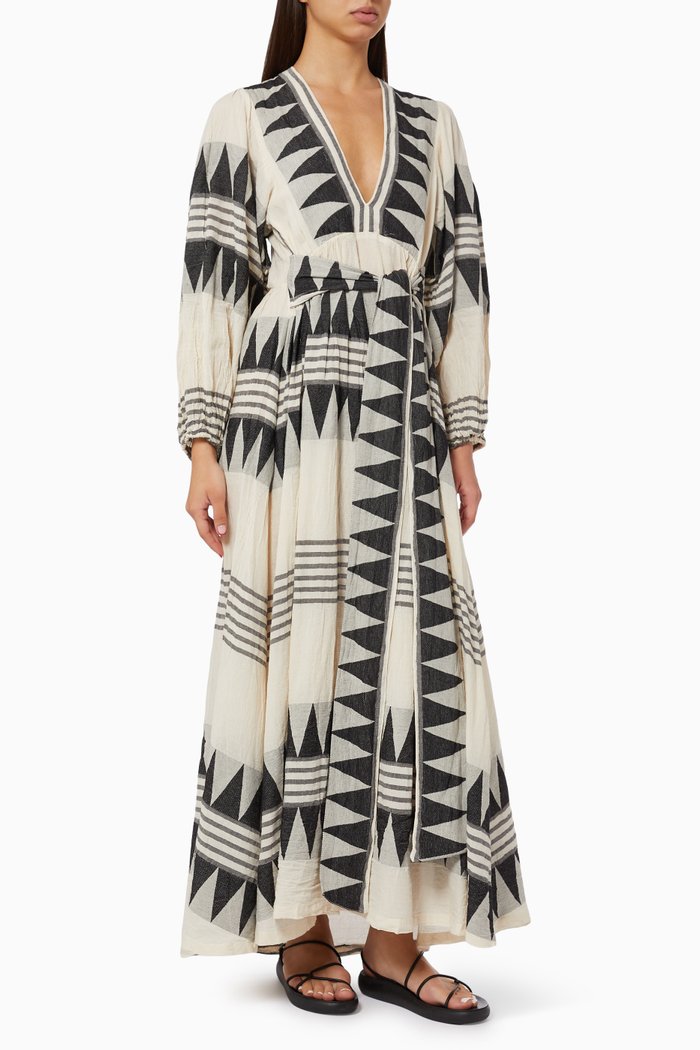 

Zakar Maxi Dress in Cotton, Black