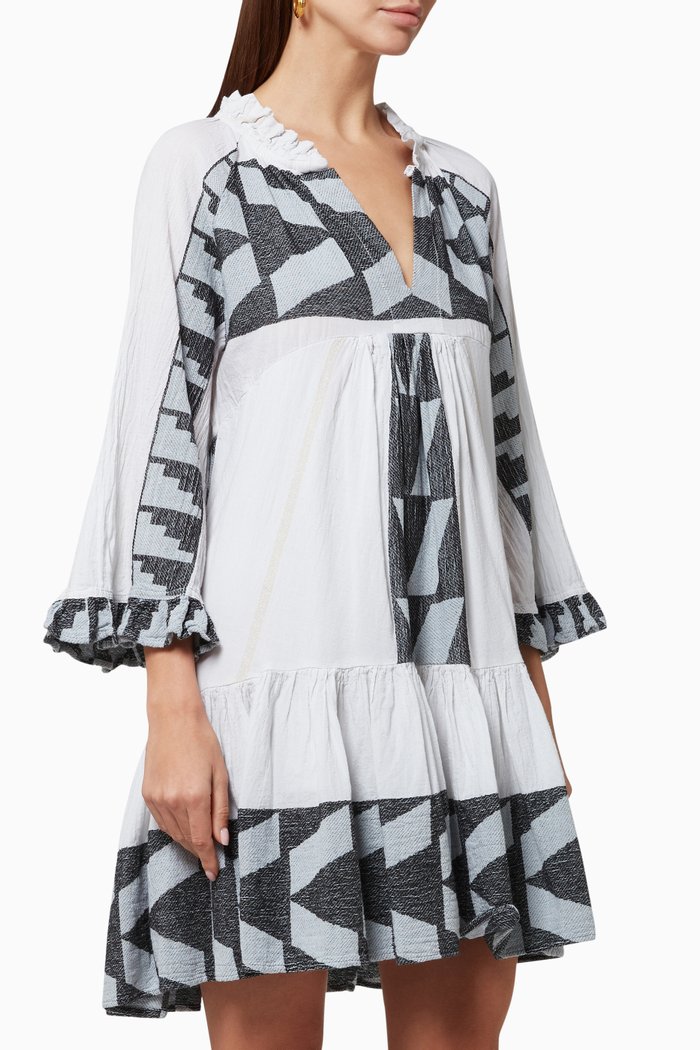 

Zakar Dress in Cotton, White