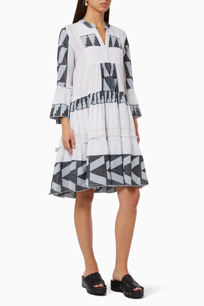 

Zakar Midi Dress in Cotton, White
